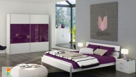 mobilier dormitor alb mov MB 187