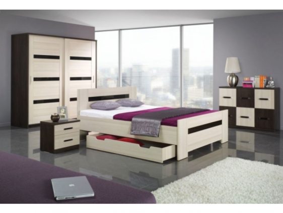 mobilier dormitor maro nuante mixte 6